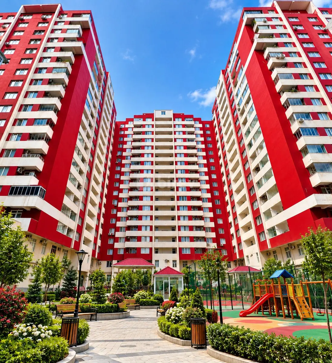 2-комнатная квартира, пос. 8-й километр, Əlif Hacıyev küçəsi, Низаминский район — фото 11