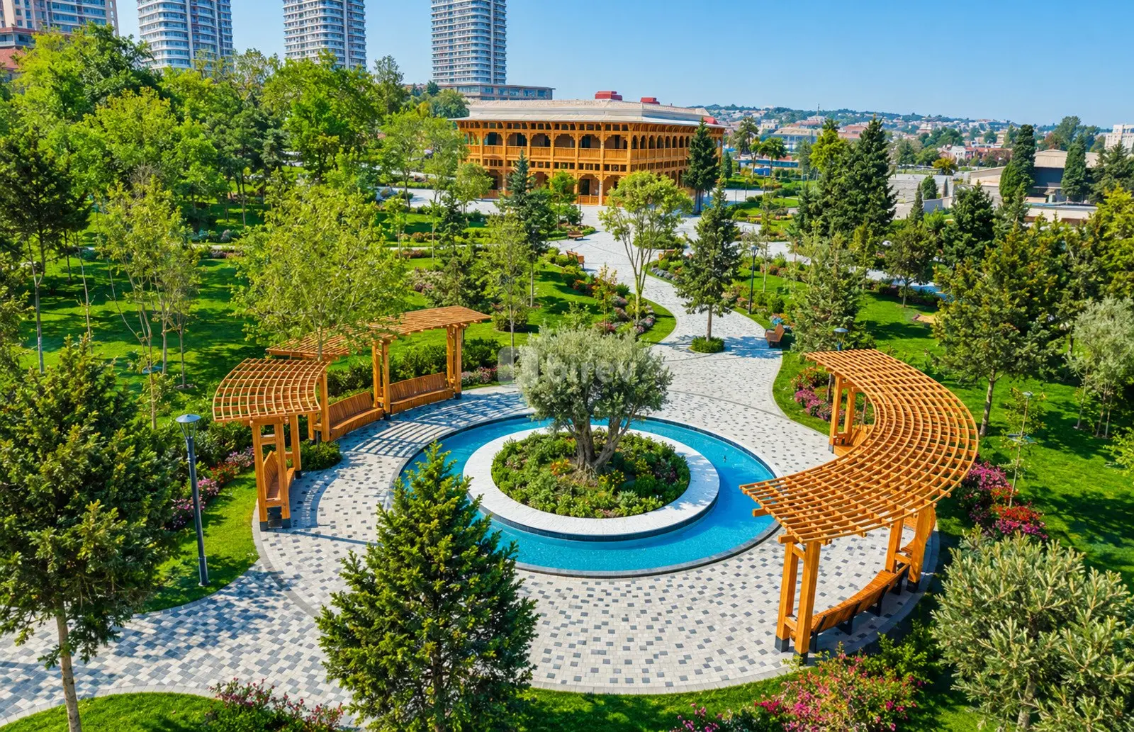 3-комнатная квартира, пос. Белый город, Mərkəzi Bulvar küçəsi, Хатаинский район — фото 29