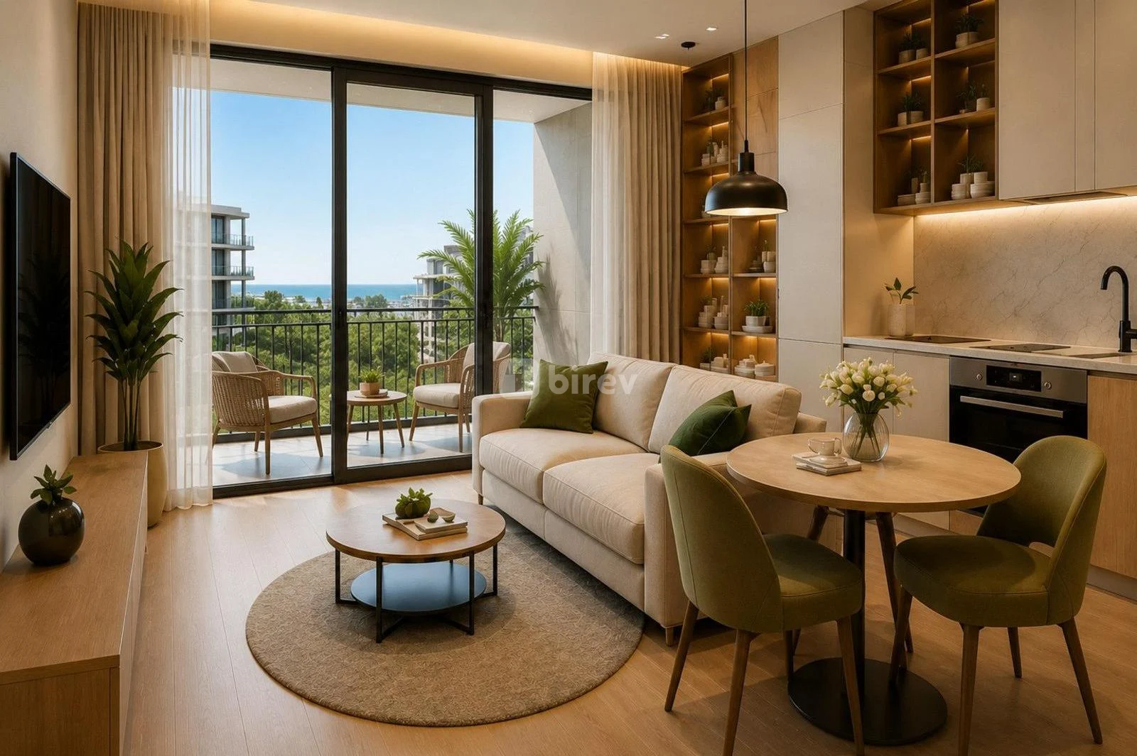 1-комнатная квартира, пос. Нардаран, Park Residence III, Сабунчинский район — фото 1