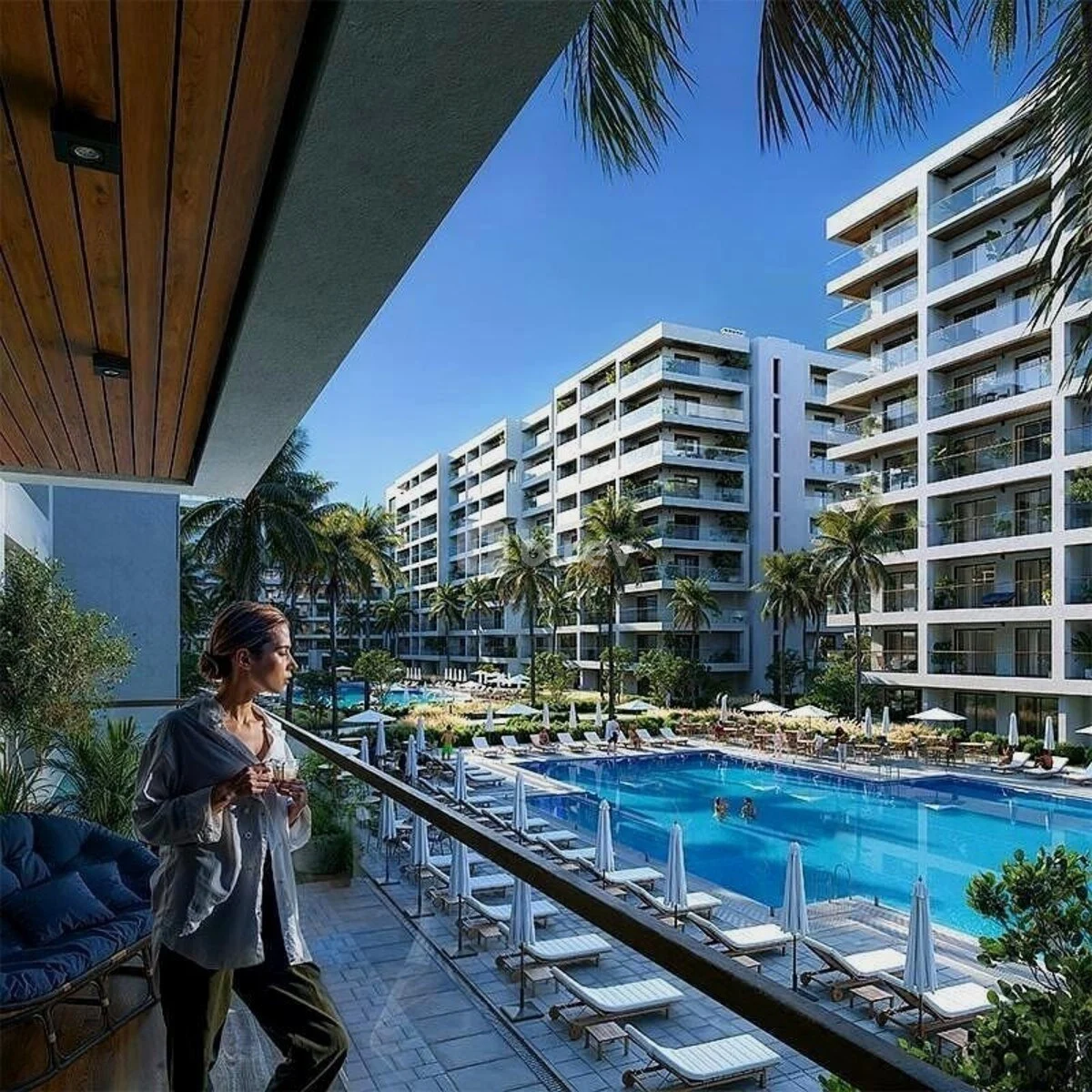 1-комнатная квартира, пос. Нардаран, Park Residence III, Сабунчинский район — фото 4