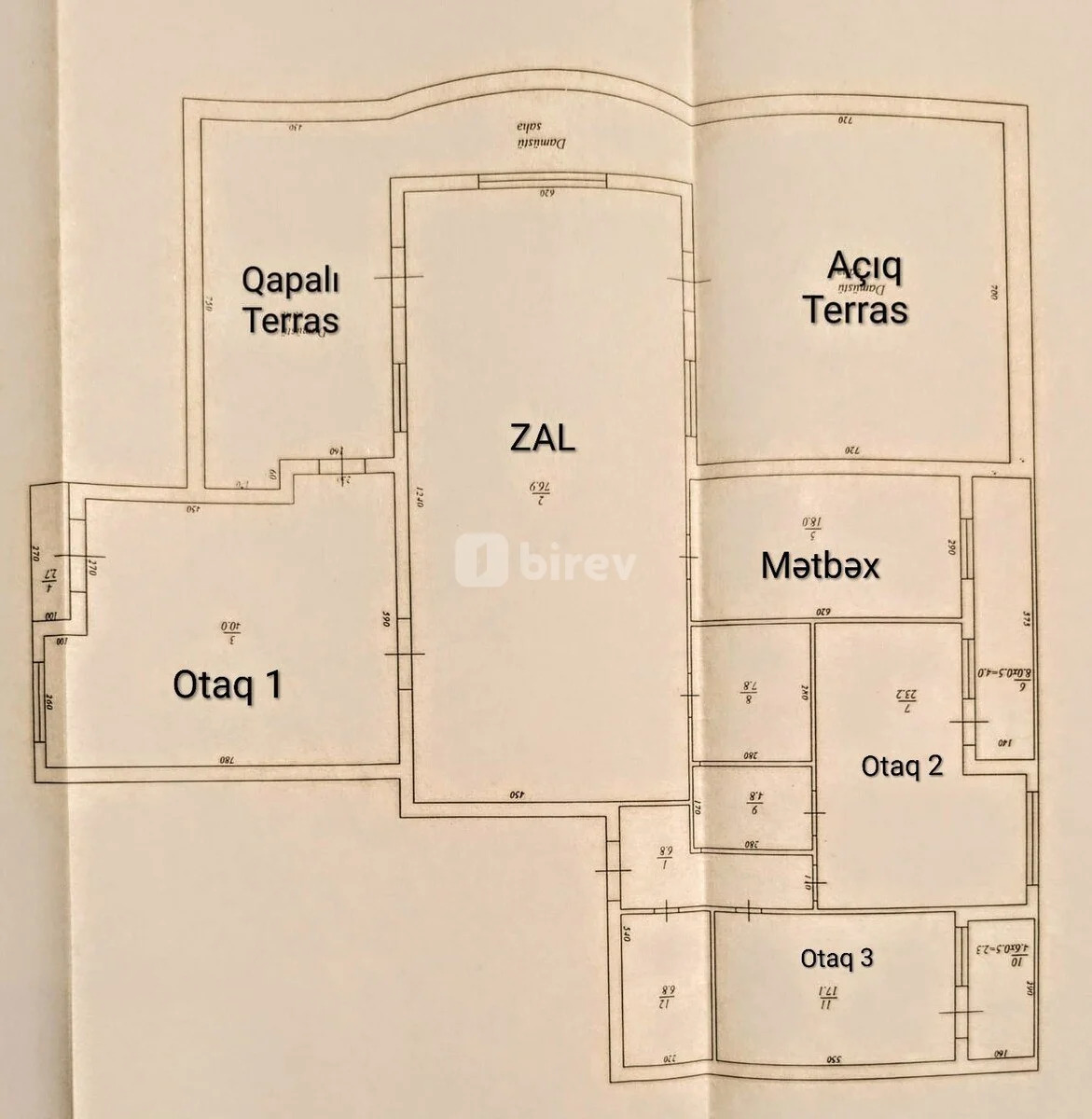 5-комнатная квартира, Ясамальский район, Mirzə Fətəli Axundov küçəsi, Баку — фото 9