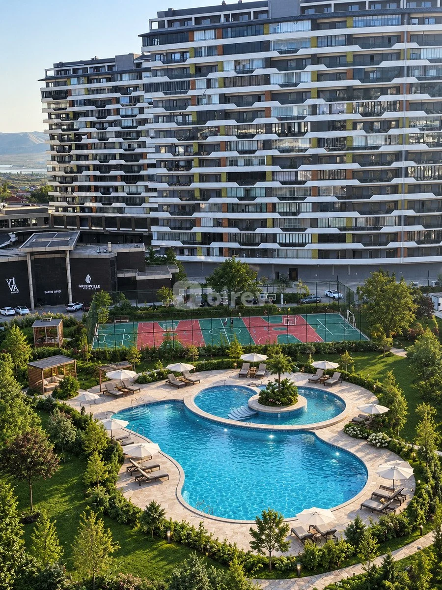 3-комнатная квартира, пос. Бинагади, Həmdəm Ağayev küçəsi, Greenville Residence, Бинагадинский район — фото 1