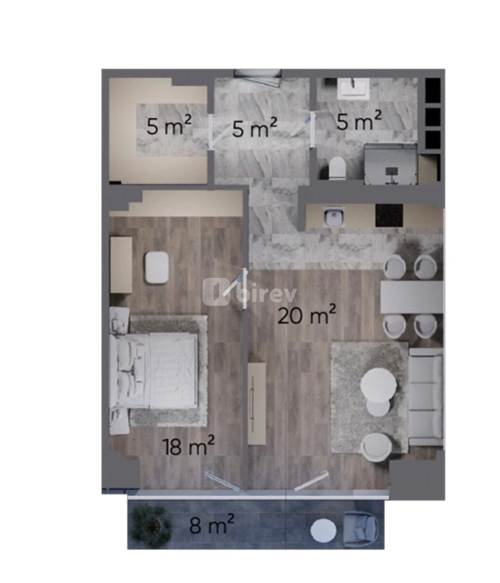 2-комнатная квартира, пос. Sea Breeze, Sea Breeze, Сабунчинский район — фото 6