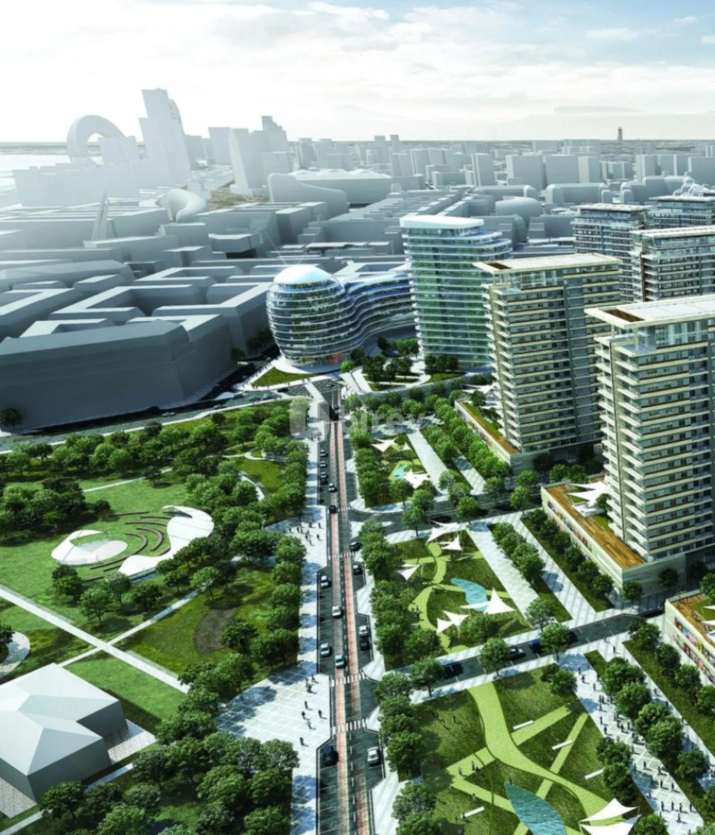 3-комнатная квартира, пос. Белый город, Bakı Ağ Şəhər, Park rayonu, Хатаинский район — фото 1