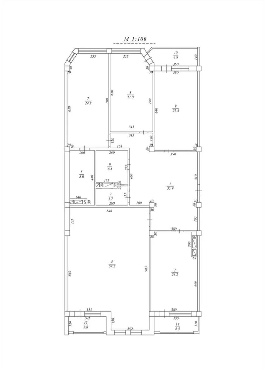 4-комнатная квартира, Насиминский район, Nizami küçəsi, Баку — фото 22