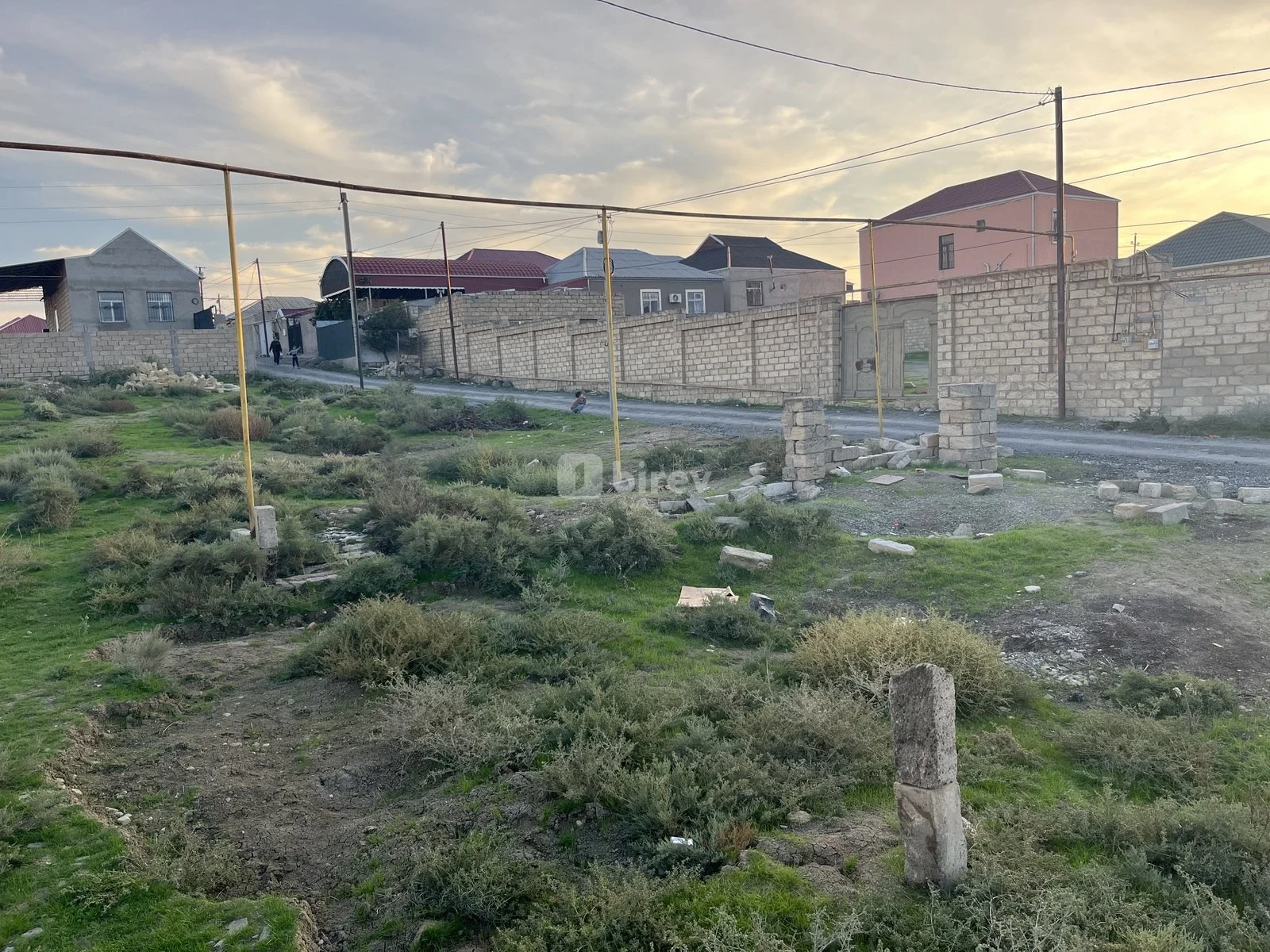 Участок 1 сотка, пос. Ашагы Гюздек, Musviqabad qesebesi Kerpic zavod yolu, Абшеронский район — фото 3