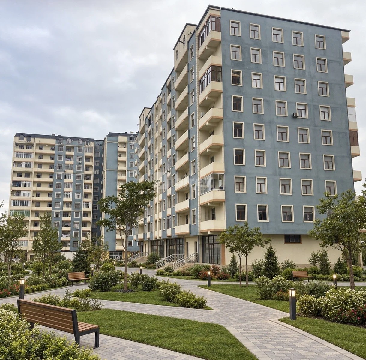 2-комнатная квартира, пос. Бинагади, Binəqədi şossesi. Binəqədi Residence yaşayış kompleksi, Бинагадинский район — фото 1