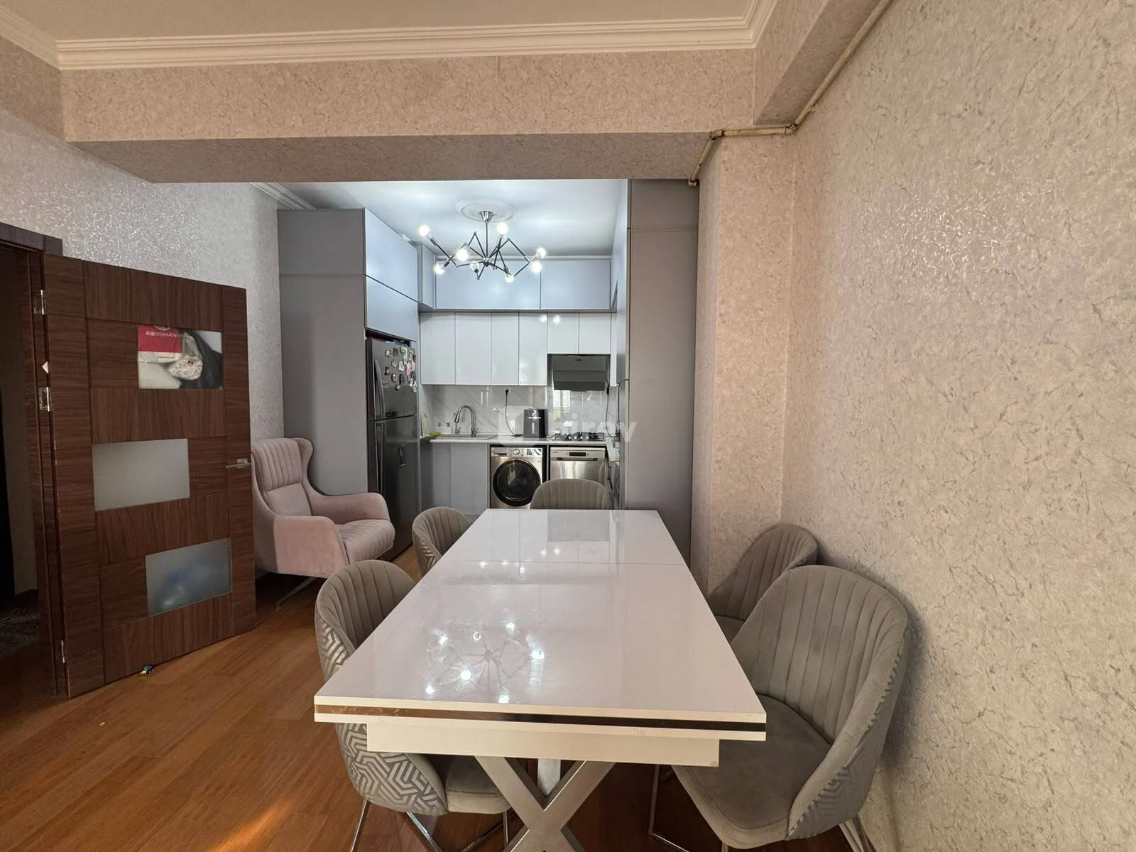2-комнатная квартира, пос. Ени Гюнешли, Yeni Güneşli D massivi Xezer inşaat 1, Сураханский район — фото 4