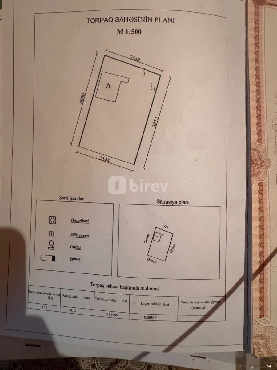 12 sot torpaq, Saray q., Heydər Əliyev pr, Abşeron rayonu — şəkil 5
