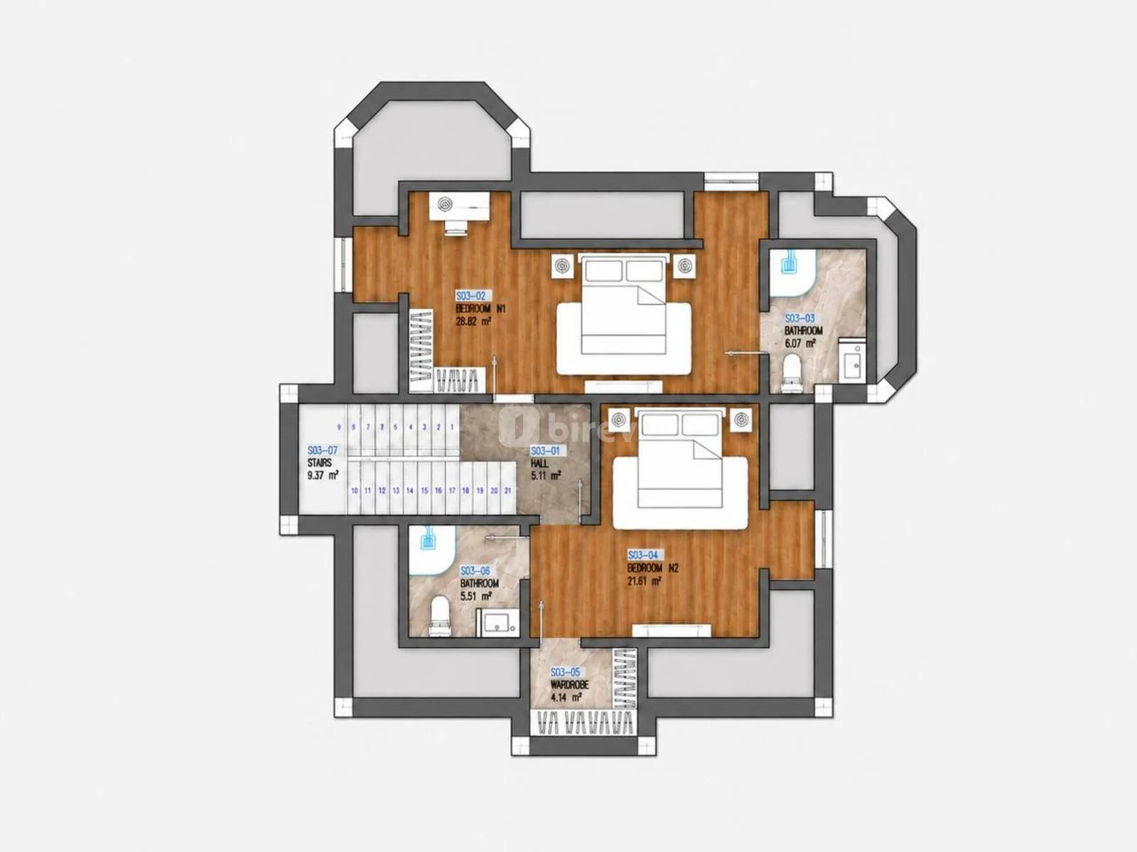 8 otaqlı həyət evi, Sea Breeze q., Sea Breeze qəs., Sabunçu rayonu — şəkil 8