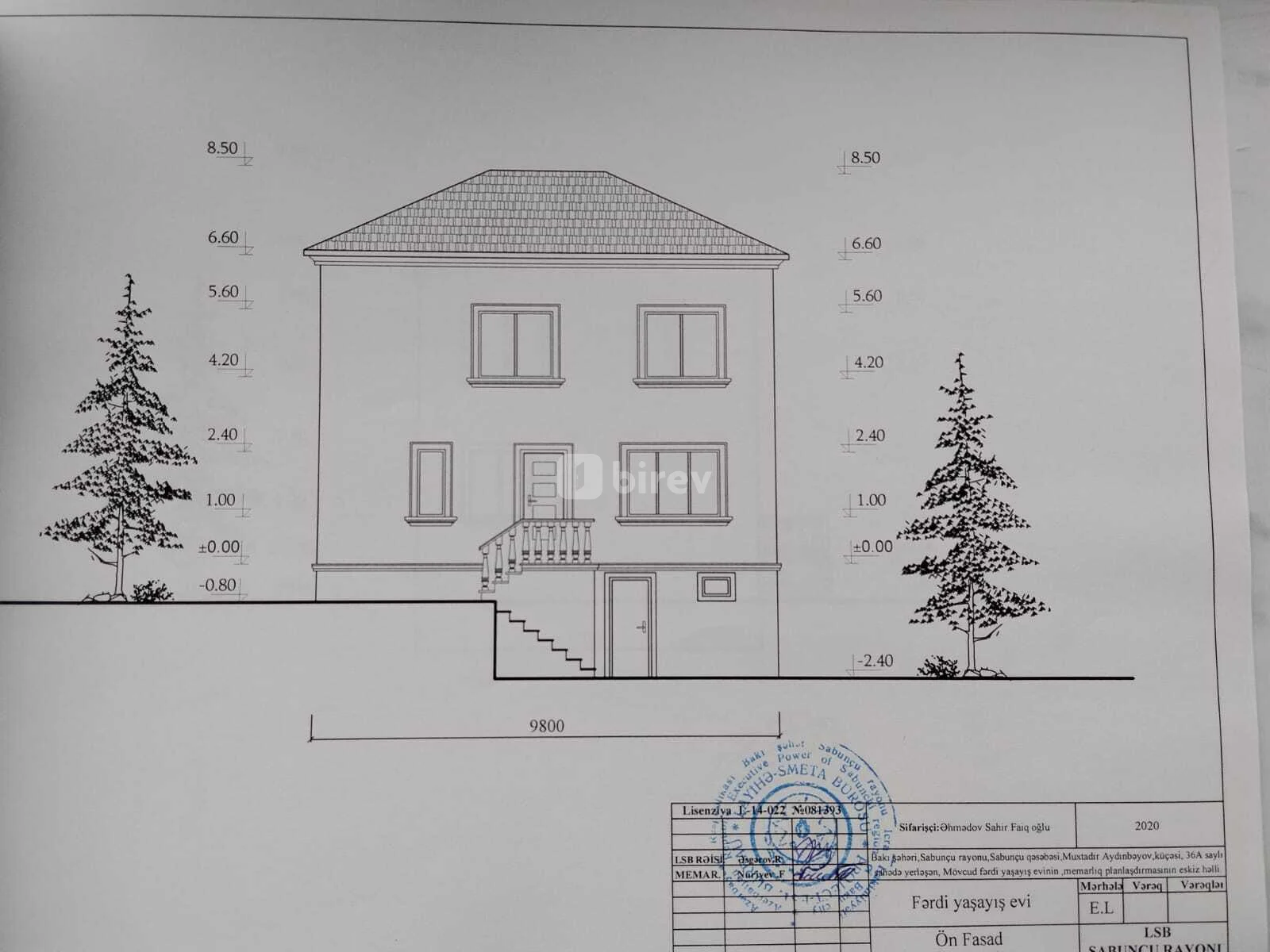 4 otaqlı həyət evi, Sabunçu q., Sabunçu qəsəbəsi, Sabunçu rayonu — şəkil 2