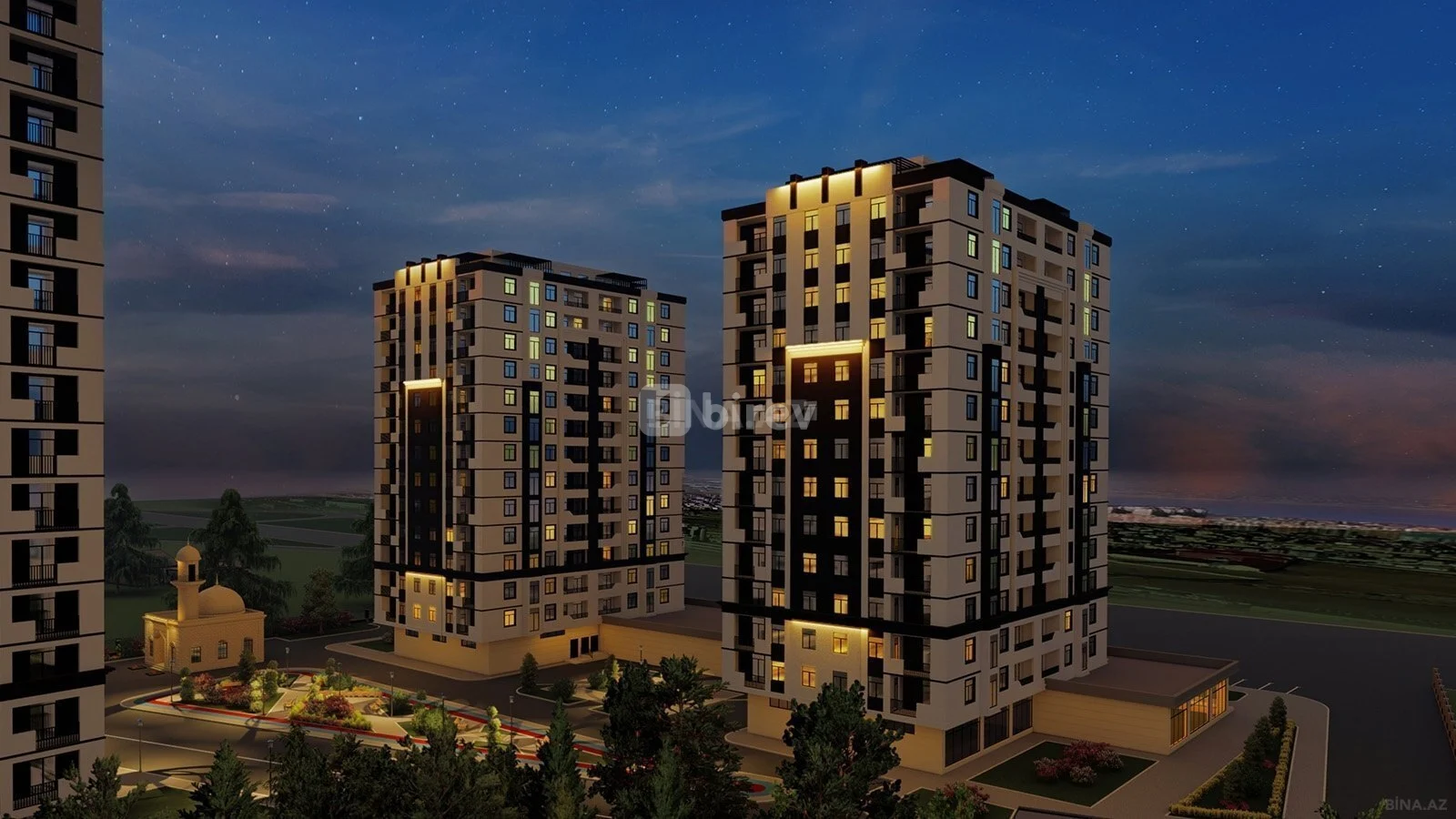 2 otaqlı mənzil, Xırdalan q., H.Əliyev küç. Blue City y/k, Abşeron rayonu — şəkil 1