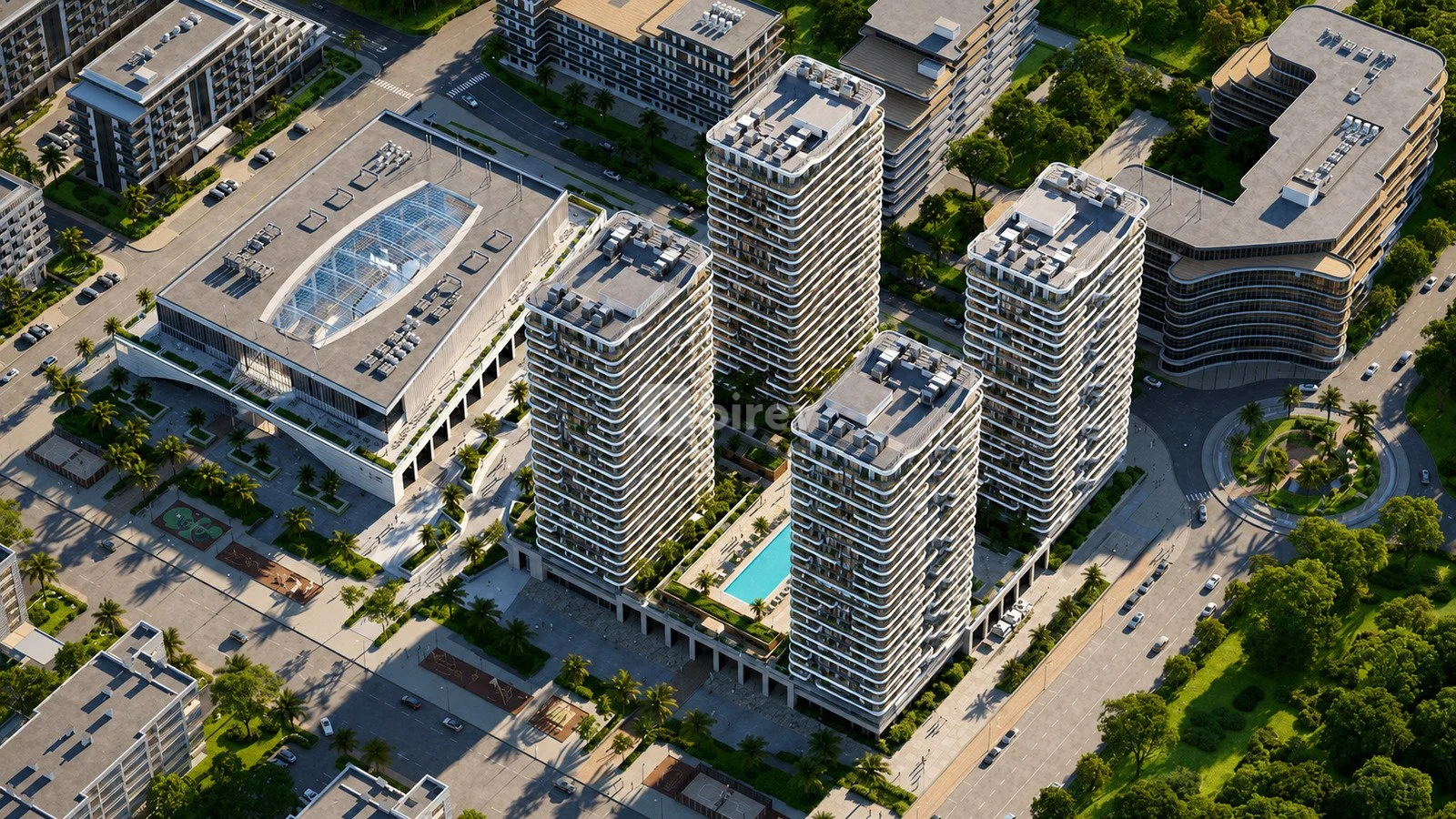 2 otaqlı mənzil, Sea Breeze q., Sky Park YK, Sabunçu rayonu — şəkil 3