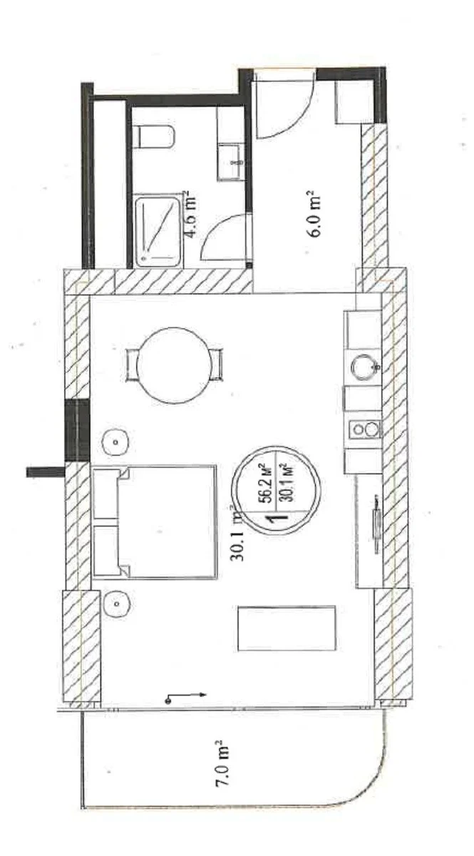 2 otaqlı mənzil, Sea Breeze q., Sky Park YK, Sabunçu rayonu — şəkil 4