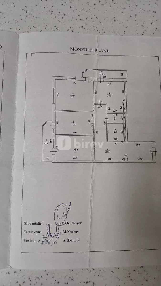 3 otaqlı mənzil, Əhmədli q., Neapol küçəsi 26A, Xətai rayonu — şəkil 19