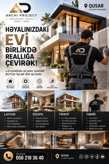 Memar — iş nümunəsi 1