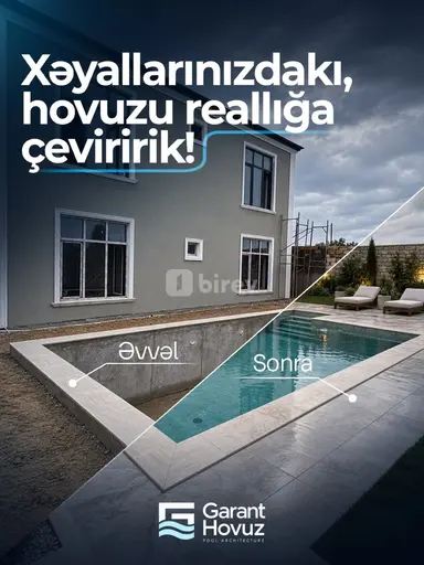 Hovuz ustası — iş nümunəsi 1