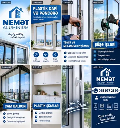 Qapı və pəncərə ustası — iş nümunəsi 1