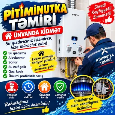Məişət texnikası ustası — iş nümunəsi 1